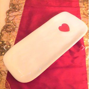 Appetizer Plate with Heart by Williams Sonoma